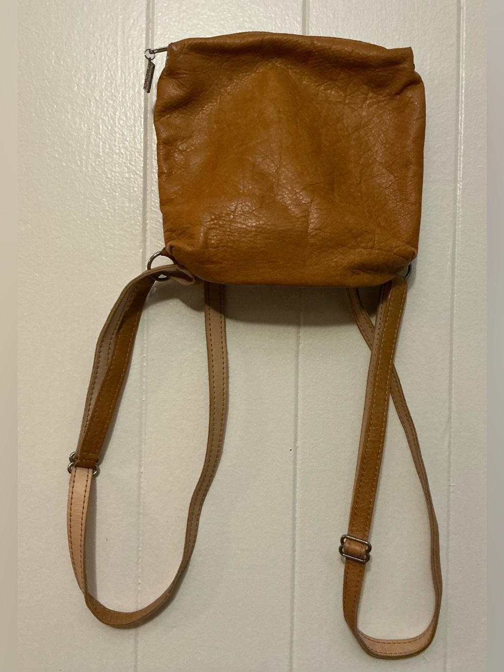 A Rare Out Of Oakland Handmade Rare Normal Behavior Leather Mini Backpack Bag